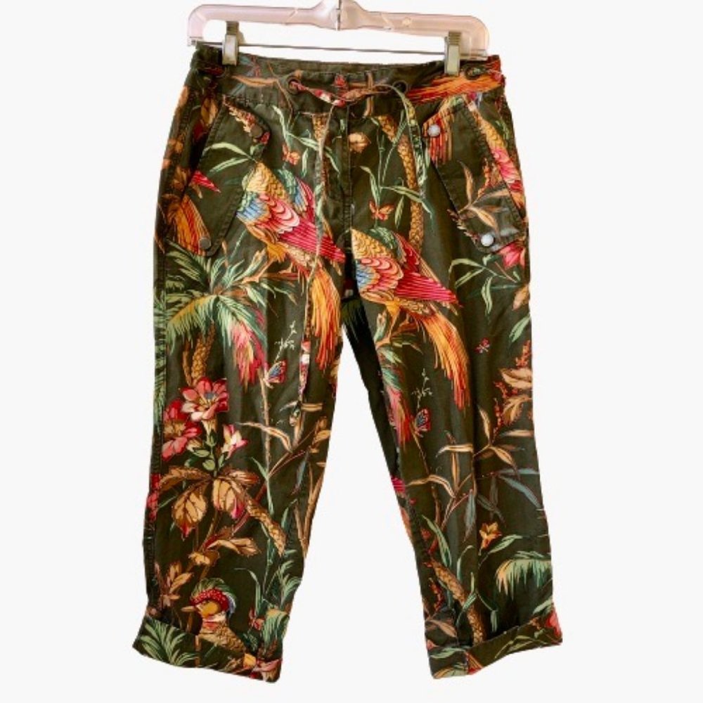 Tommy Hilfiger Y2K Crop Hawaiian Pants Floral